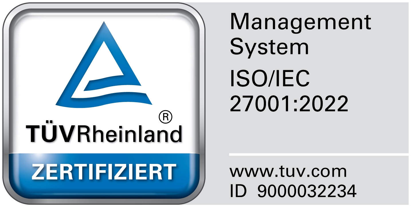 ISO 27001 Zertifikat TÜV