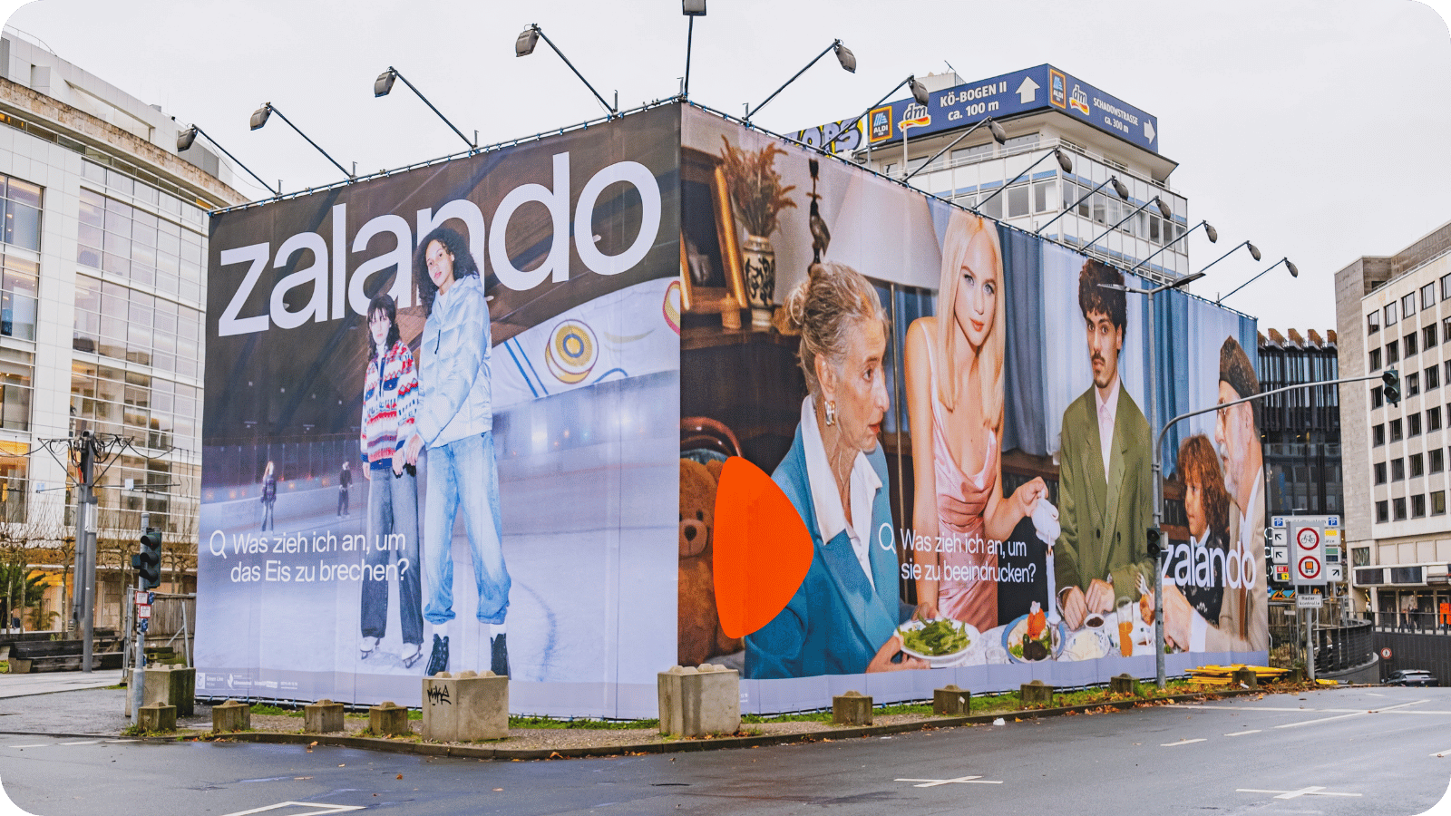 Zalando Werbung in Düsseldorf